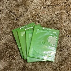 Xbox One Replacement Cases Lot of 4